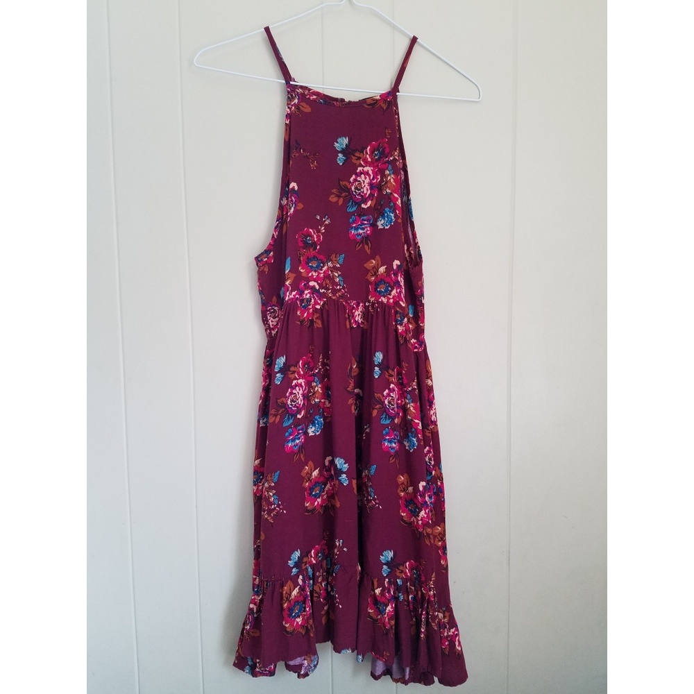 Floral Print Southern Ruffle Dress